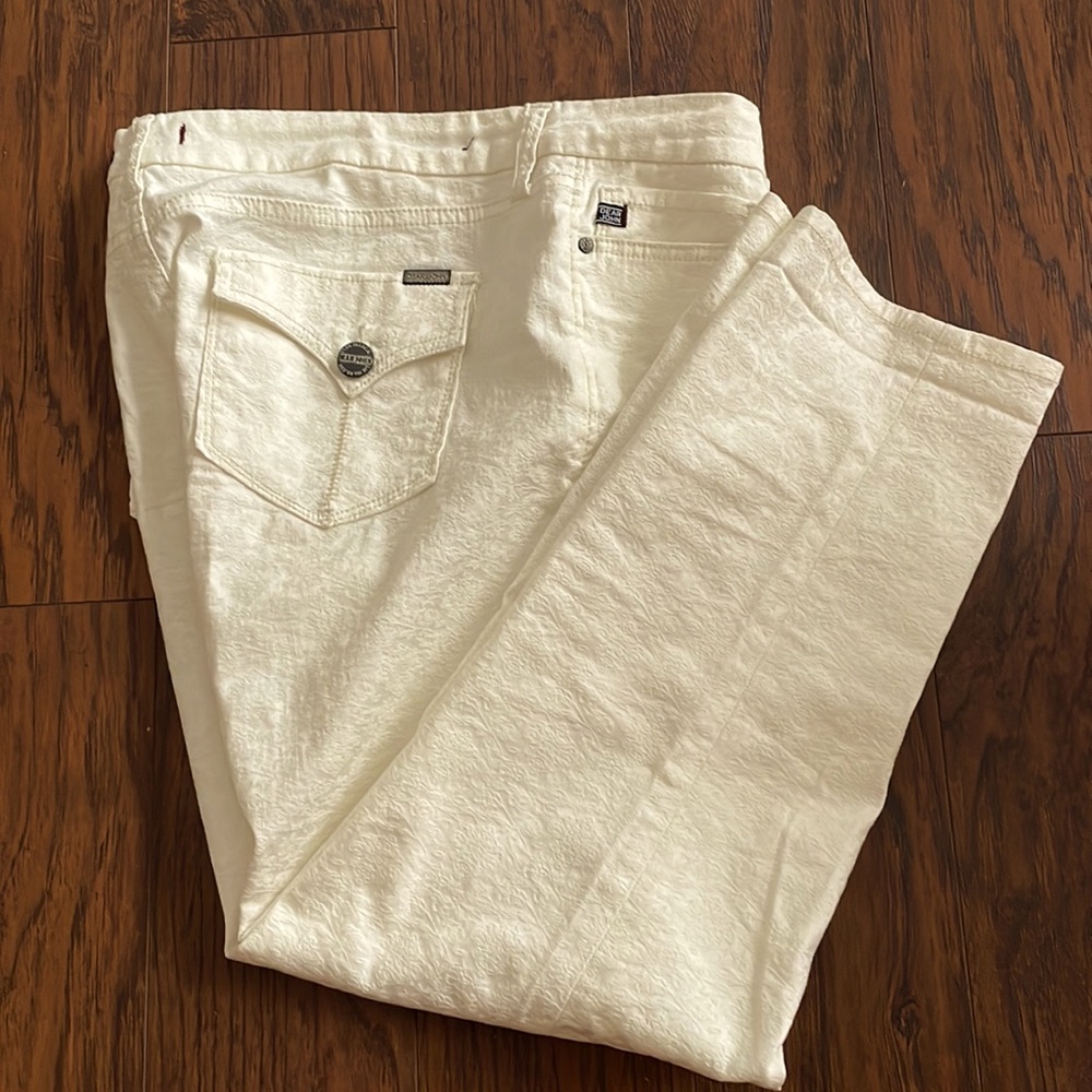 *Sale* Dear John Denim mid rise ivory ankle pants